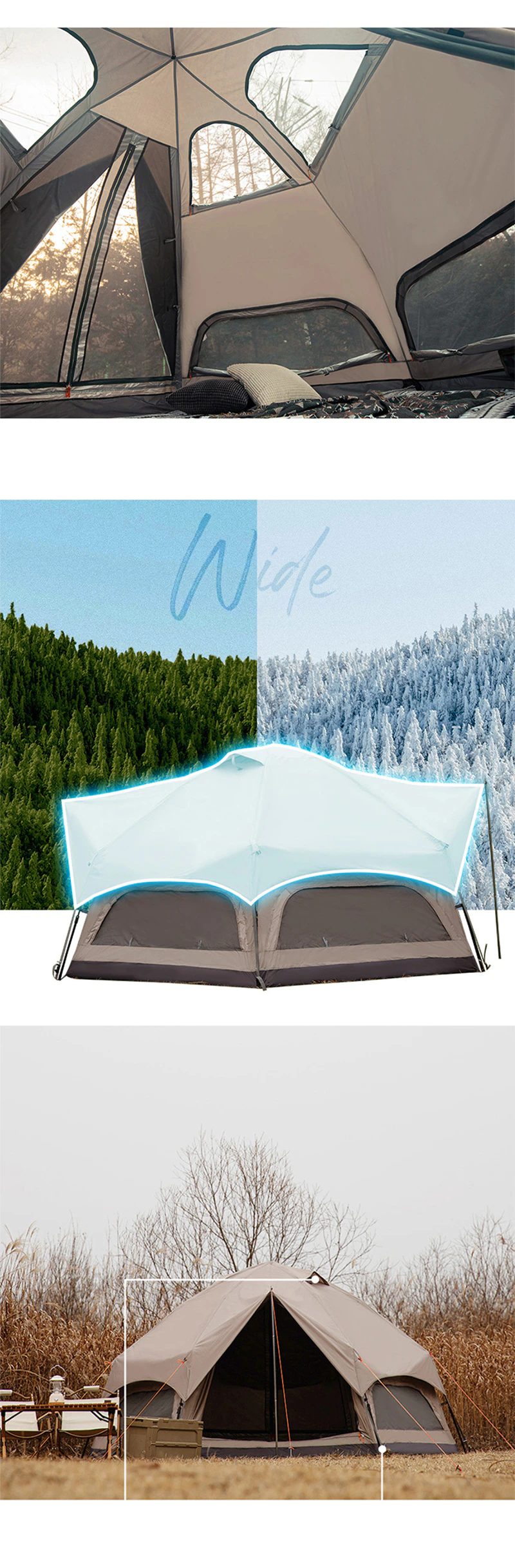 Cheap Goat Tents Mushroom Outdoor Camping Fully Automatic Tent 5 8 People Park Picnic Tent   